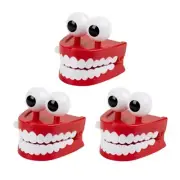 Novelty Dentures Clockwork Fun Toy Teeth Clockwork Beating On The Chain Toys-qk