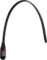 UPKOCH Secure Combination Cable Lock for Bicycle Scooter and Motorcycle Lightweight Portable Bike Lock with Fit Code for High Security Against Theft