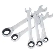 Ratchet Metric Wrench CR-V Steel Universal Spanner Car Repair Hand Tool Set