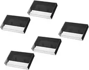 TOBBOMEY 6pcs Transparent Cassette Tape Storage Holder Vintage Audio Cassette Box for Organized Recording Tape Storage and Compact Design for Car and Home Use
