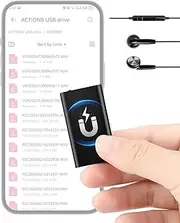Magnetic Mini Voice Recorder 32GB Voice Recorder with Voice Recognition 1536kpbs Voice Recorder with Noise Reduction for Lectures, Meetings, Interviews