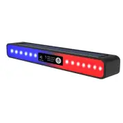 Solar Lights Outdoor, 3 Work Modes Solar Strobe Lights Waterproof Wall Light ...