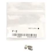 Lot of 3 Keyence F-2 Fiber Optic Transmissive Lens, 15° Aperture, ø4mm x 7.9mm