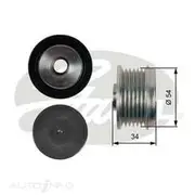 Gates Alternator Pulley - OAP7135