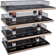 1/64 Scenery Diorama Parking Lot Vehicle Garage Acrylic Showcase Tabletop
