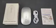 RECHARGEABLE WIRELESS BLUETOOTH MOUSE SLIM SILVER COLOR NEW & UNUSED WITH BOX