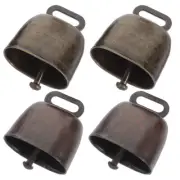 4 Pcs Pet Bell Cow Noise Maker Cattle Farm Animal Loud Small Bells