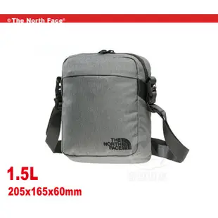 【The North Face 美國 1.5L 多功能側背包《灰》】3BXB/單肩包/可拆卸/輕旅行/悠遊山水