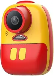 xinyee Instant Print Camera for Kids 1080P Resolution Portable Inkless Thermal Printing 26MP Digital Video Camera with 2 Inch Screen 4 Rolls Paper 64G Memory Card for Girls & Boys s