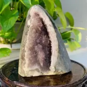 490g Natural Amethyst Geode Mineral Specimen Crystal Quartz Energy Decoration