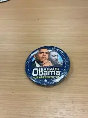 Barack Obama Obama For President Martin Luther King Jr. 2008 Campaign Button