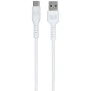 Monster TPE USB-C to USB-A Cable 2m White