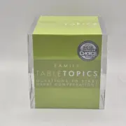 TableTopics Family- 135 Conversation Starter Cards for Game Night, Mealtime