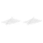 2 x 6pc Wiltshire Reusable Stainless Steel Double Barbeque Skewers Sticks 33cm