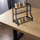 Spice Rack 3 Tier Kitchen Counter Shelf for Dining Room Pantry Kitchen