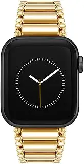 [Anne Klein] Fashion Bracelet for Apple Watch, Secure, Adjustable, Apple Watch Replacement Band, Fits Most Wrists, Gold