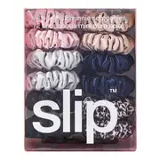 [SLIP-SILK-PILLOWCASE] Pure Silk Minnie Scrunchies Classic Set