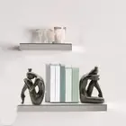 Thinker Bookends Figurine Bookend Nordic Decorative Bookends Bookshelf Sculpture
