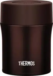 Thermos Vacuum Insulation Soup Jar 500mL Brown JBM-502 CHO Food Container Japan*