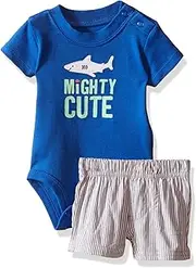 [Carter's] Baby Boys' 2 Piece Bodysuit and Shorts Set (Baby)