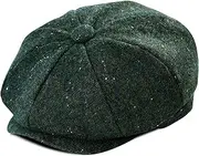 [JANGOUL] Boys Vintage Newsboy Cap Tweed Flat Beret Cabbie Hat for Kids Toddler Pageboy