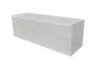 Bathroom Vanity Unit - 1500mm Polyurethane Wall Hung Cabinet Only Gloss Finish