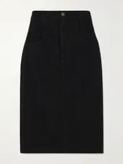 [FRAME] FRAME - The High Waisted Denim Skirt - Black - 24 24 Black