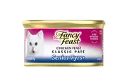 Fancy Feast Senior 7+ Classic Pate Wet Cat Food Chicken Feast 24 x 85g