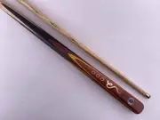Tanami Snake - 2pc Desert Cue with rod Ebony butt with jarrah splice, 4 splice