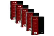 5pc Spirax 400 Platinum Spiral A4 Notebook Paper Writing Stationery 200-Pages