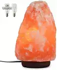 7 Inch Himalayan Salt Lamp with Dimmer Cord - Night Light Natural Crystal Rock C