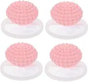 Laundry Filter Washing Machine Lint Catcher 4pcs Mesh Bag for Hair Collection Wide Compatibility Material