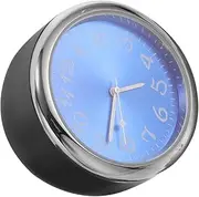 Gatuida Car Clock Small Digital Clock Mini Clock Convenient Tool Small Clock Truck Clock for Auto Dash Auto Clock Vehicle Clock Desk Clock Mini Clock Small Tiny Clock Metal Blue