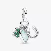 *BRAND NEW* Pandora Four Leaf Clover, Heart and Horseshoe Triple Charm 792755C01