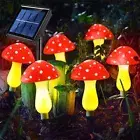 Outdoor LED Light Solar Mushroom Light Fairy String Lights Christmas Lights