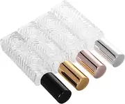 4Pcs Refillable Clear Glass Spray Bottles Mini Perfume Vials for Travel Durable Stylish Liquid Containers