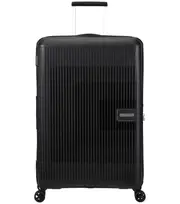 American Tourister AeroStep 77 cm Expandable Spinner Suitcase - Black