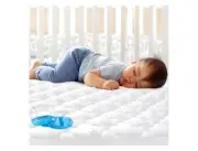 Crib Mattress Protector Sheets Fitted Waterproof Crib Mattress Pad Cover NIB