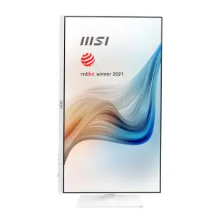 【MSI 微星】Modern MD272XPW 27型 IPS 100Hz 美型螢幕-白色(Type-C/內建喇叭/TUV護眼)