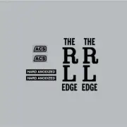 ACS - THE RL EDGE rim decals - Old school bmx