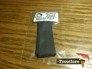 HARELINE DUBBIN ROUND RUBBER LEGS MEDIUM BLACK - NEW FLY TYING MATERIALS
