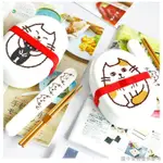 【便當盒】【特貨】現貨包郵日本進口HAKOYA萌貓飯盒可微波爐加熱餐盒日式卡通便當盒