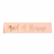 Maid Of Honour Rosegold Team Bride To Be Sash Sashes Hens Night Party Wedding Bridal 18 Types Bridesmaid