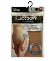 Jockey Brief Womens Medium Clay Fire Slimming Cool Touch High Waist Seamless New