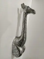 GIRAFFE 20 inches decorative metal wall art animal sculpture giraffe statue *