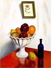 Still Life Fruit Bowl Accent Tile Mural Kitchen Bathroom Wall Backsplash Ceramic