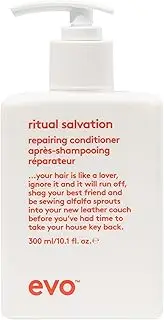 evo Ritual Salvation Repairing Hair Conditioner - Protein Treatment for Damaged & Brittle Hair, Helps Reduce Breakage & Protects Colour - 300ml