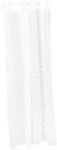 MINAOLULUS Sheer Gauze Curtains with Pom Dots Light Filtering Drapes for Bedroom Living Room Kitchen and Patio Minimalist Design for Various Decor Styles White Drapes