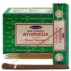 Satya Nag Champa Ayurveda Yoga Agarbatti Incense Sticks 15g x 12 Boxes 180g