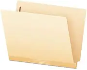 Pendaflexamp;reg; - Laminated Folder with Fastener, Straight Tab, 11 Pt Manila, Letter, 50/Box - Sold As 1 Box - 2amp;quot; Capacity Bonded Fasteners Keep documents Organized.